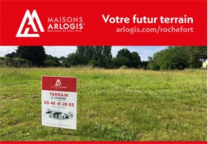 terrain a batir à la vente -   17250  PONT L ABBE D ARNOULT, surface 372 m2 vente terrain a batir - UBI442563296